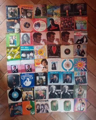 lotto 90 dischi in vinile 45 giri vintage