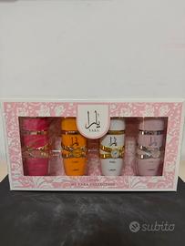 “Lattafa” Set Yara 4pz da 25ml 40€