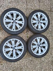 Ruote complete 17": Cerchi Citroen gomme Riken