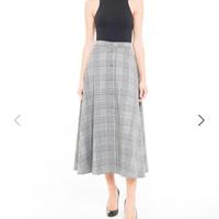 Gonna midi con bottoni Poupine