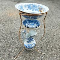 Lavatoio set da bagno vintage.