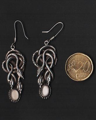 ORECCHINI SERPENTI ARGENTO 925 PUNZONATO 11,43 g