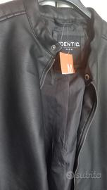 Giacca in simil pelle nera - taglia M (uomo)