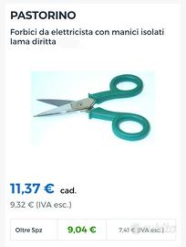 forbici isolate da elettricista 