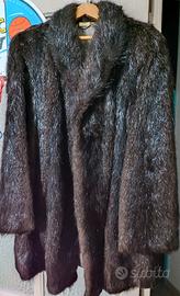 Pelliccia Vintage Sartoriale Marrone Scuro