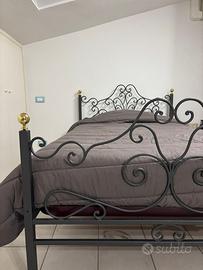 Letto in ferro battuto artigianale