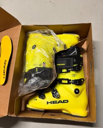Scarponi sci Head Formula 120 gialli. 41.5/42
