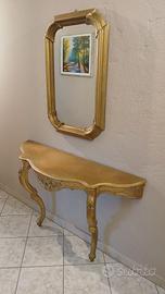 consolle con specchio