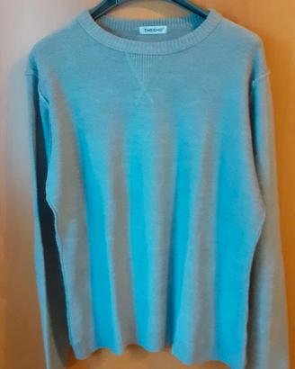 Maglione sportivo girocollo grigio XL
