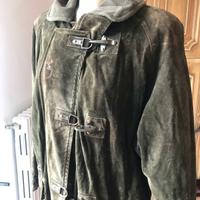 Trench uomo in camoscio Mr Seventy - vero vintage