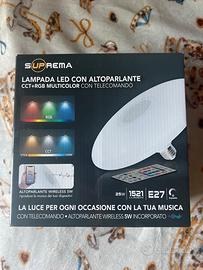 Lampada led con altoparlante Suprema