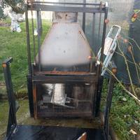 camino in ferro da interno 