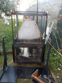 camino in ferro da interno 