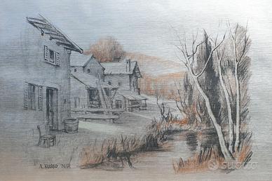 Quadro serigrafia A. RUSSO - NIR