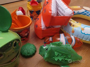 Gonfiabili  e giochi spiaggia