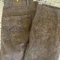 Jeans trussardi donna trama pitonata