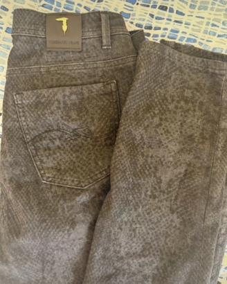 Jeans trussardi donna trama pitonata