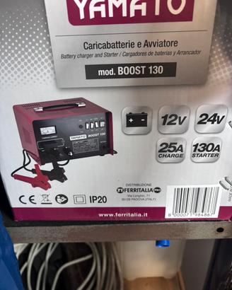 Caricabatterie e avviatore yamato boost 130 nuovo