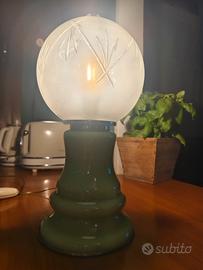 Lampada da appoggio sfera anni '70