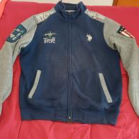 felpa a zip Us Polo