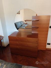 Cassettone per camera in legno di ciliegio