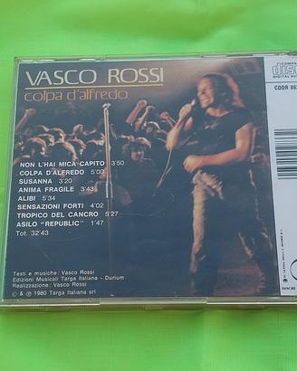 RARO CD VASCO COLPA D'ALFREDO EDIZIONE RICERCATA