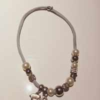 Collana/bracciale con charms portafortuna