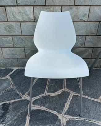 4 Sedie Kartell Maui Bianche