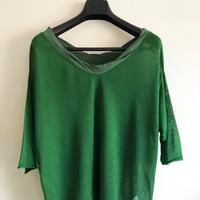 Maglia verde erba 48 NUOVA
