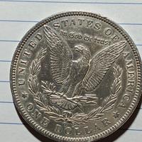 dollaro americano argento Morgan 1885