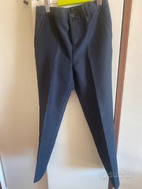 Pantaloni blu eleganti bimbo