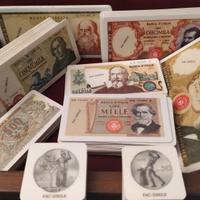 SCATOLA D'EPOCA FICHES VECCHIE LIRE PVC