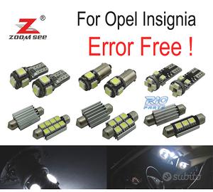 KIT 20 LAMPADE LED INTERNE PER OPEL INSIGNIA