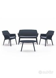 Bica Luxor Lounge Set Giardino Antracite