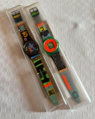 Swatch gg104 shibuya + gb124 harajuku Nos Nuovi