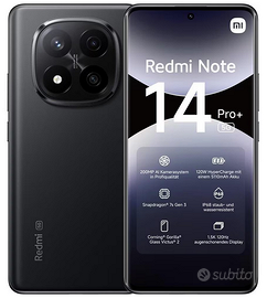 Xiaomi Redmi Note 14 Pro+ Nuovo Sigillato