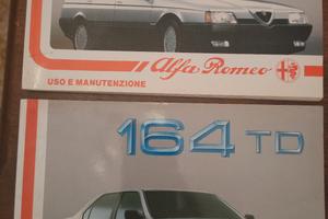 Lotto manuali uso e manutenzione originali Alfa