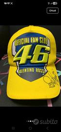 Cappello Valentino Rossi autografato di persona