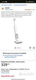 Aspirapolvere lavapavimenti Xiaomi Truclean W10 Pr