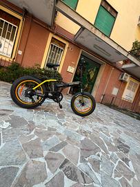 fatbike minimax argento Colorazione oro e giallo