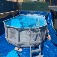 piscina Bestway più aspiratore