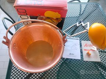 Paiolo elettrico in rame ARDES,art. 248,slow mixer