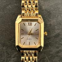 Orologio acciaio inox placato oro