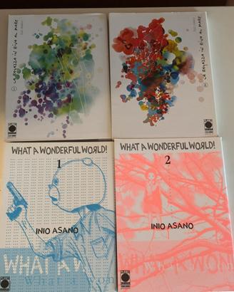 Lotto di 4 manga di Inio Asano