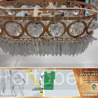 Codice: 4856 LAMPADARIO N.6 LUCI STRUTTURA IN OTT
