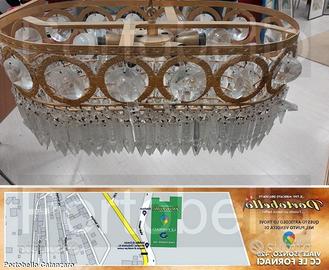 Codice: 4856 LAMPADARIO N.6 LUCI STRUTTURA IN OTT