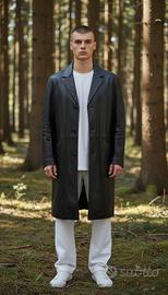 cappotto pelle Versace