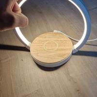 Lampada da Tavolo con Caricabatterie Wireless