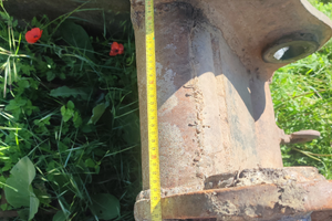 Benna grigliata x escavatore