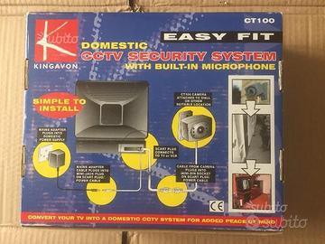 Kit videosorveglianza telecamera b/n nuovo